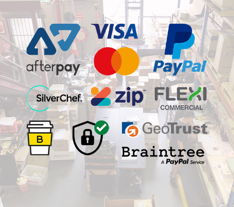 image showing finance option logos overlaid on washed out aerial view of warehouse 19